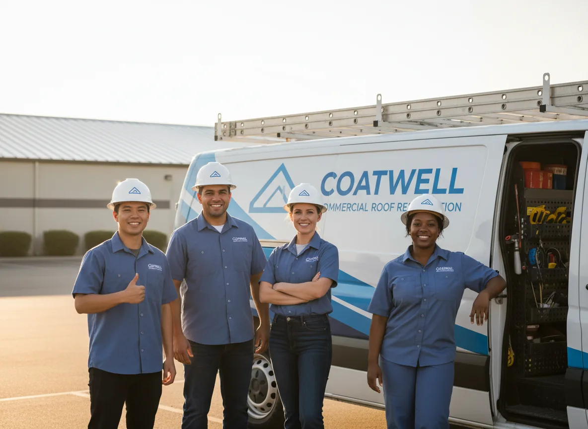 Commercial roof coating company in Barronett, WI